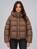 Women's Warm Hooded Relaxed Fit Puffer Jacket