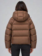 Women's Warm Hooded Relaxed Fit Puffer Jacket