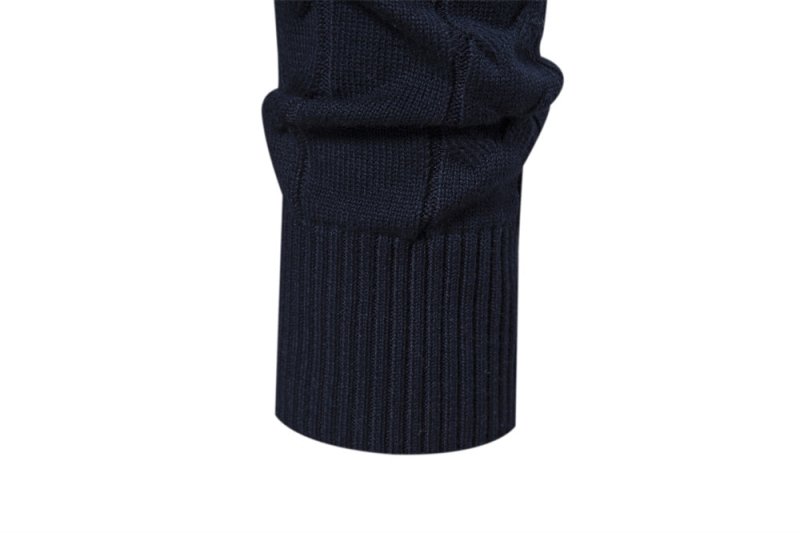 Men's Fair Isle Cable Knit Half-Zip Christmas Jumper