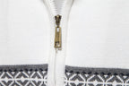 Men's Fair Isle Cable Knit Half-Zip Christmas Jumper