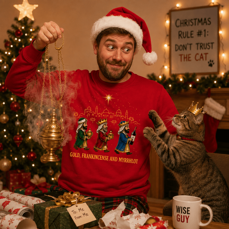 Men's Funny Wise Men Christmas Jumper