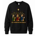 Men's Funny Wise Men Christmas Jumper in Black