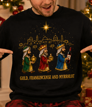 Men's Funny Wise Men Christmas Jumper